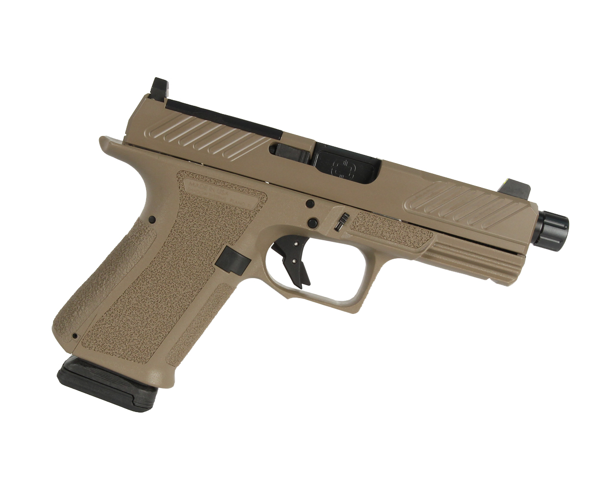 Shadow Systems MR920 Combat Slide, Spiral Threaded Barrel, 9mm - FDE