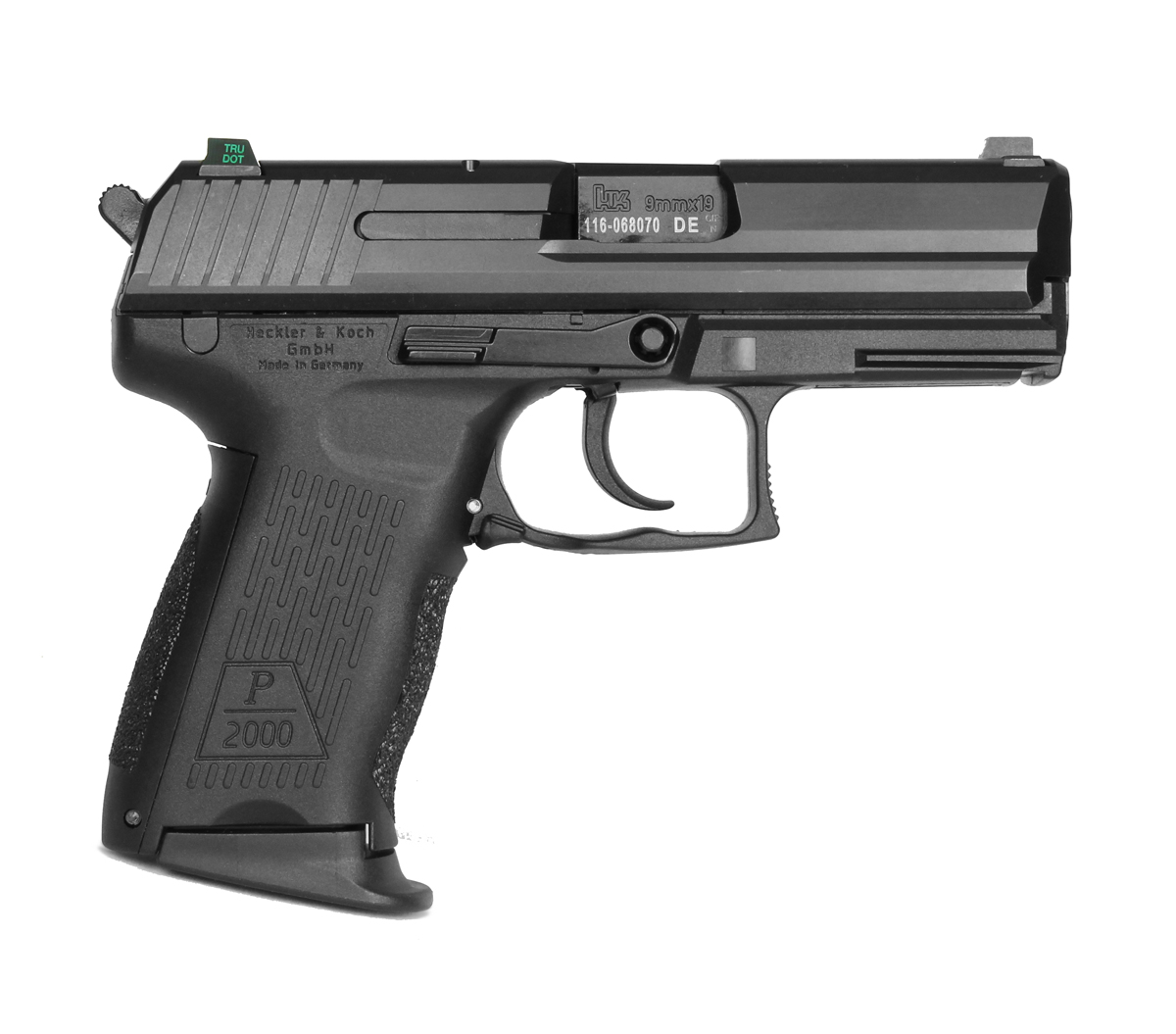 HK 81000044 P2000 V3 DA/SA 9mm Luger 3.66