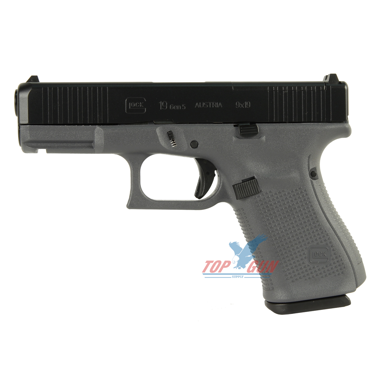 Glock 19 GEN 5 MOS 9mm - Gray 10RND
