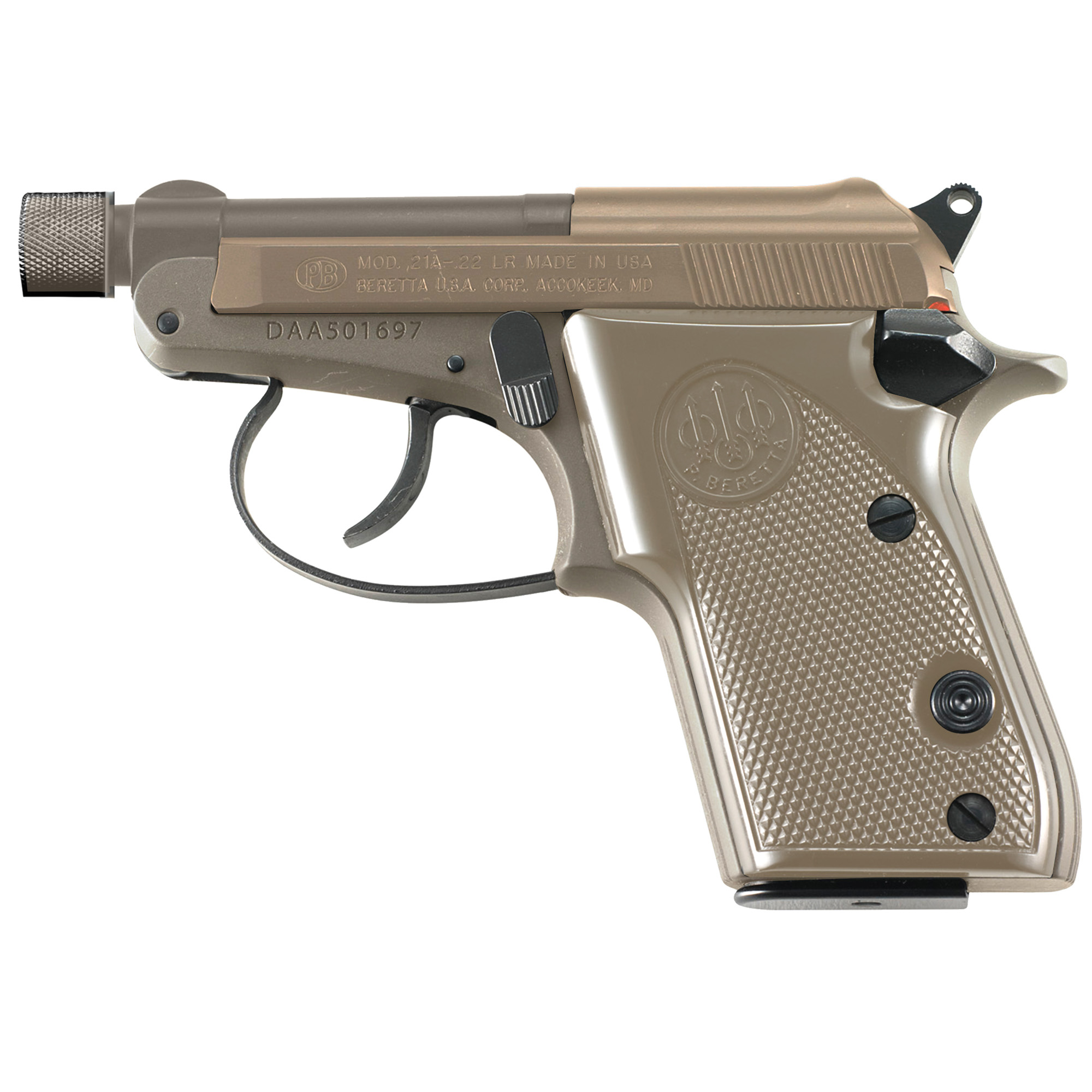 Beretta USA J212126 21A Bobcat 22 LR Caliber with 2.90