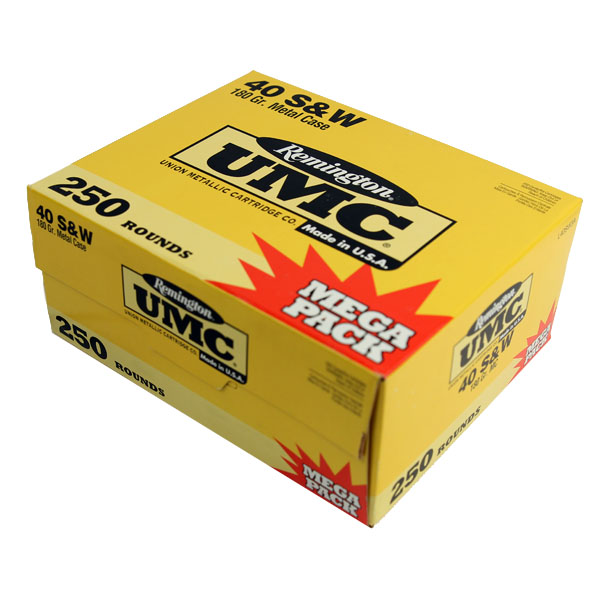 Remington UMC .40S&W 180 GR. FMJ - 250RD