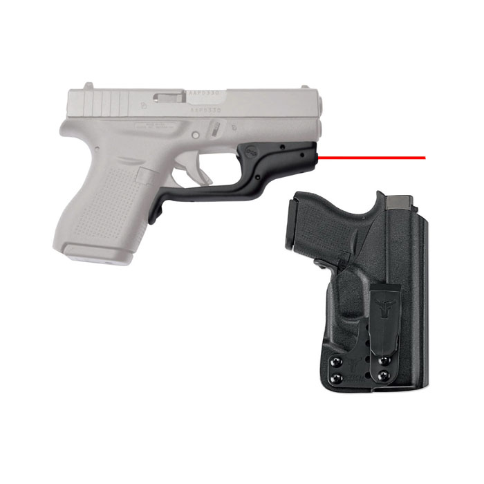 Crimson Trace Laserguard W/Bladetech IWB Holster - For Glock 43/42