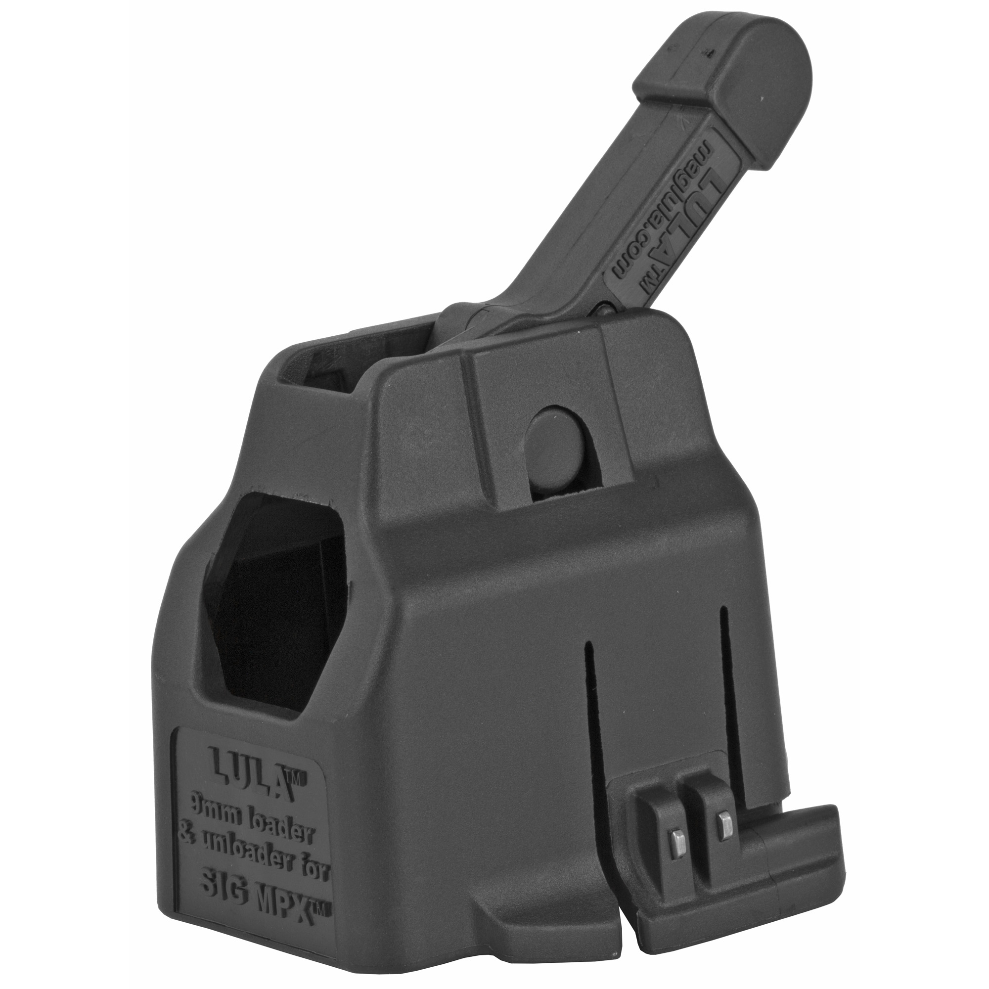 Maglula LU19B LULA Loader & Unloader Made of Polymer with Black Finish for 9mm Luger Sig MPX