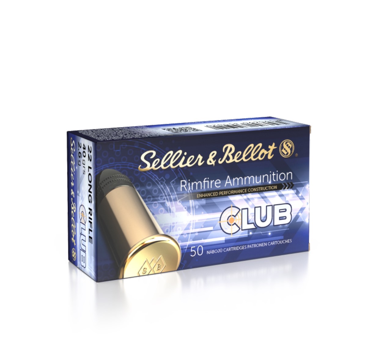Magtech .22LR 22 LONG RIFLE - CLUB 40GR LRN - 500RD