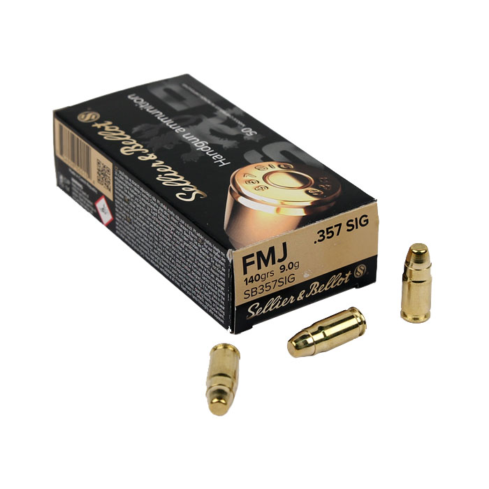 Sellier & Bellot .357SIG 140 GR. FMJ - 50RD