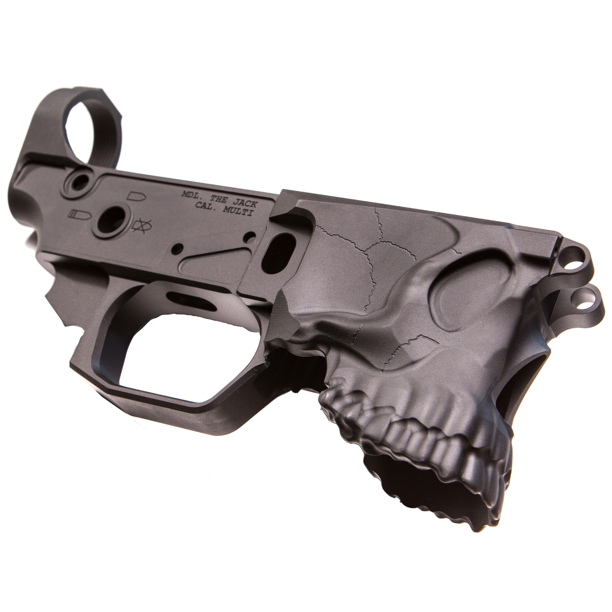 Sharps Bros SBLR03 The Jack Stripped Lower Multi-Caliber Black Anodized Finish 7075-T6 Aluminum Compatible w/Mil-Spec AR-15 Internal Parts