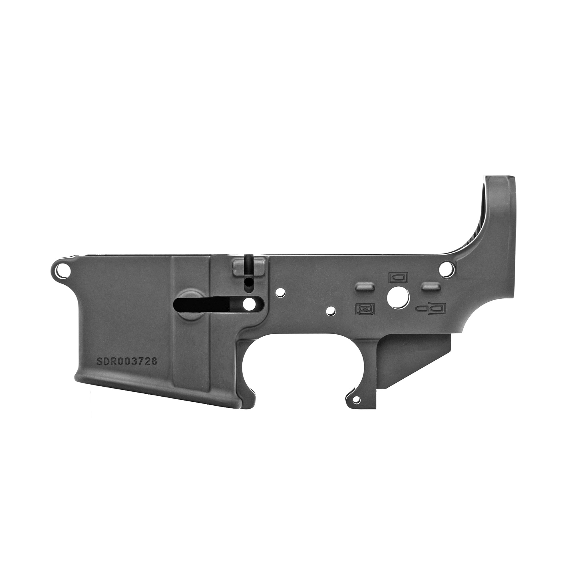 Spikes STLS045 No Logo Stripped Lower Receiver Multi-Caliber