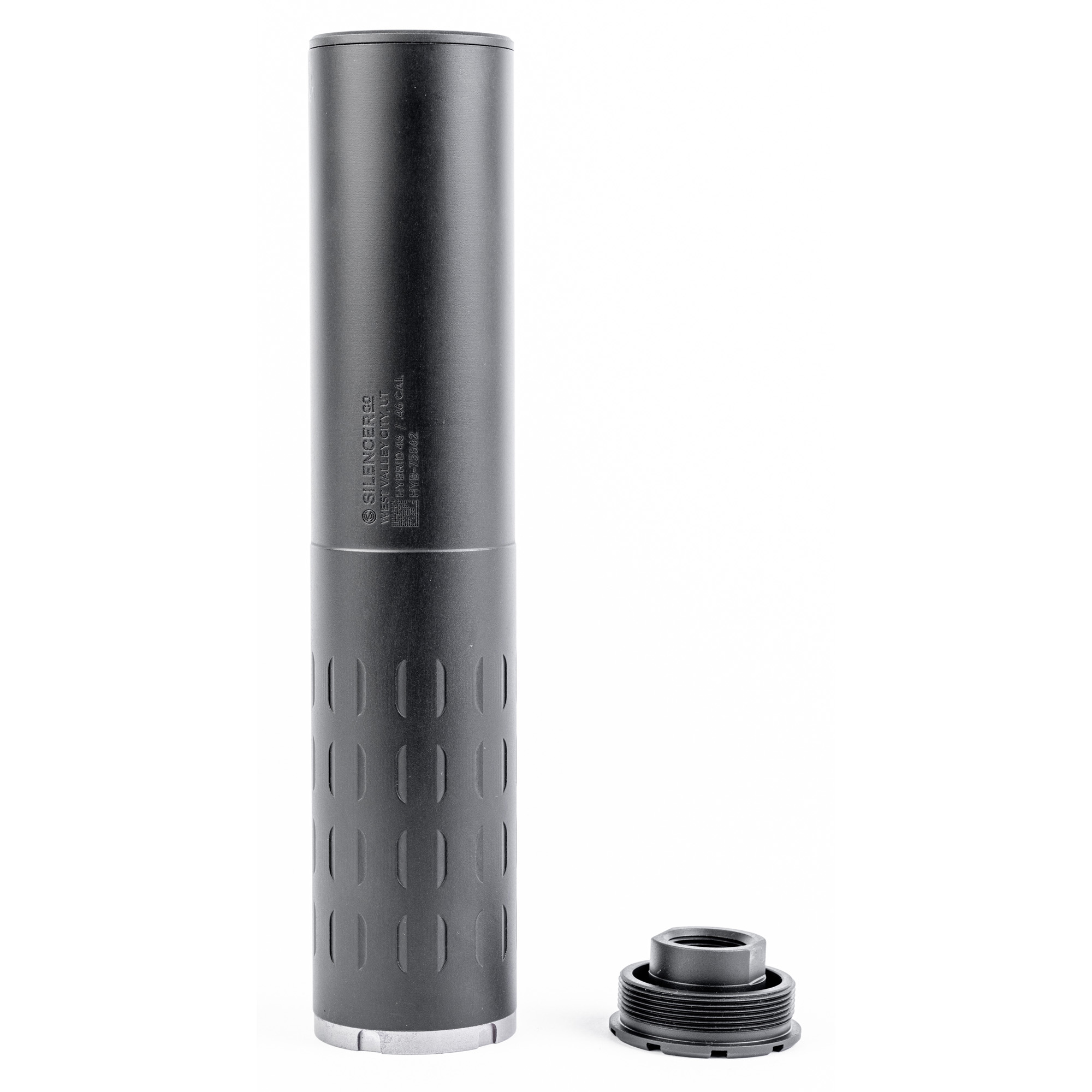 SilencerCo, Hybrid 46, Direct Thread Mount, Suppressor, 5/8x24, 45-70 Government, Matte Finish, Black