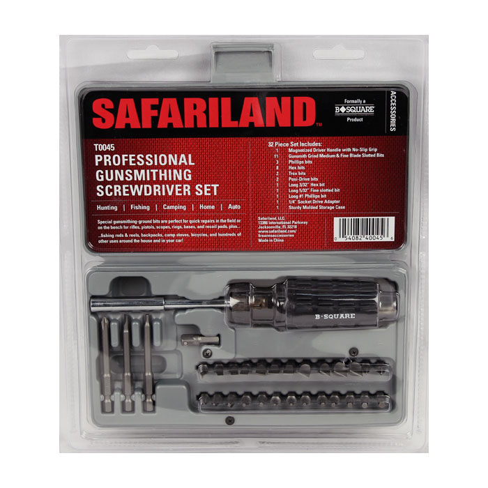 Safariland Professional Gunsmith Screwdriver Set 32 Piece Top Gun