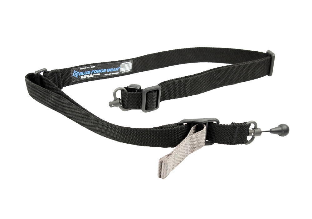 Blue Force Gear VICKERS 221 Sling RED Swivel Black Top Gun Supply