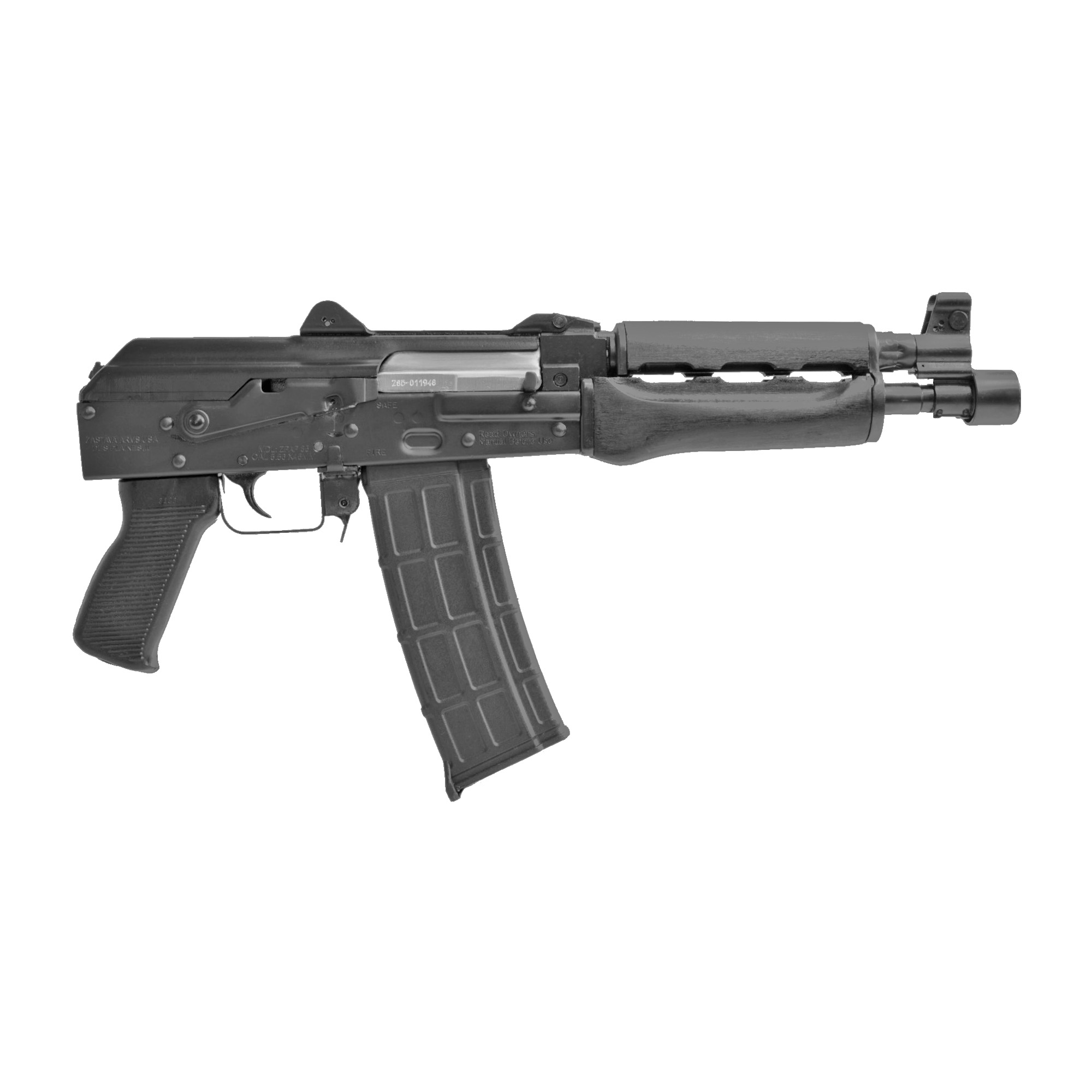 Zastava, ZPAP85, Semi-automatic, AK, 223REM/556NATO, 10.5