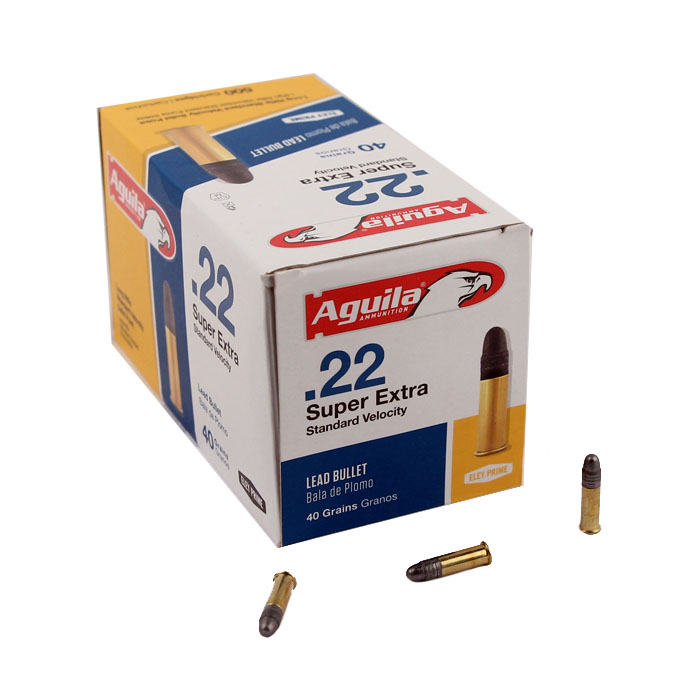 Aguila Super Extra Standard Velocity .22LR 40GR LRN - 500RD