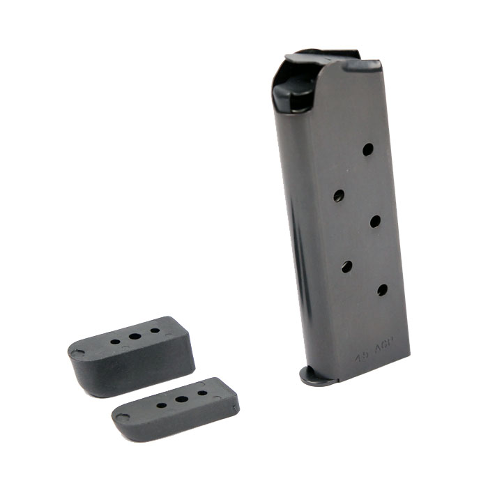 Check-Mate .45ACP, 7RD Compact, Bumper Pads - Officer's Size 1911 Magazine