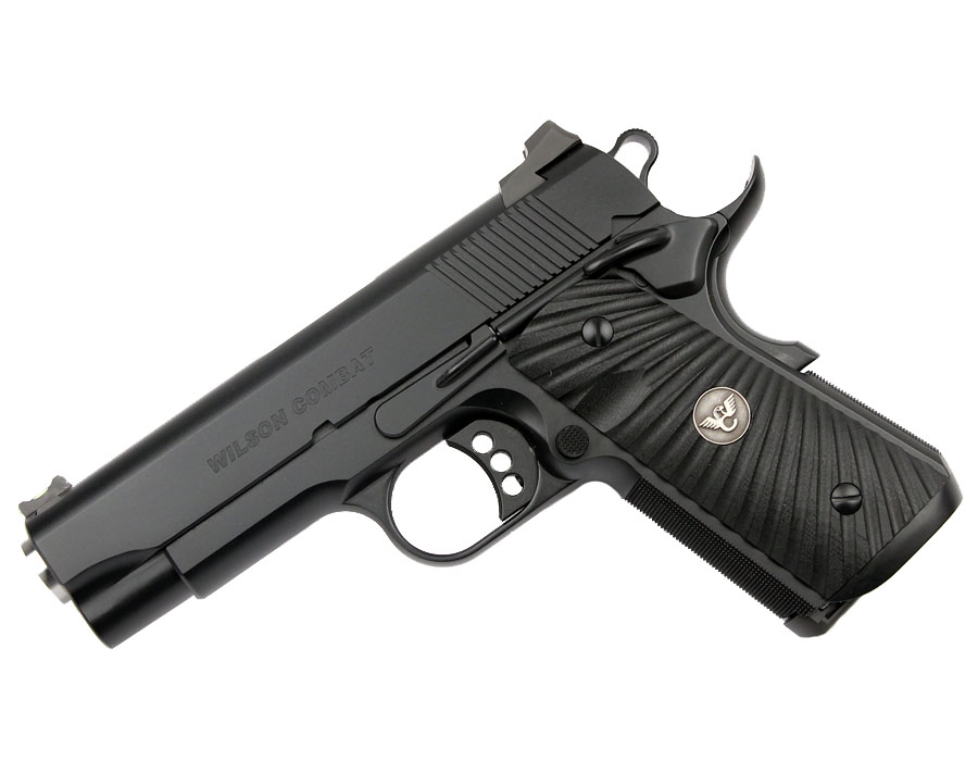 Wilson Combat CQB Compact, .45ACP, G10 Grips, Magwell, Black