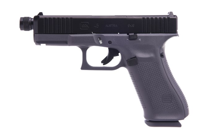 Glock 45 MOS 9mm Gen 5 Threaded Barrel - Gray