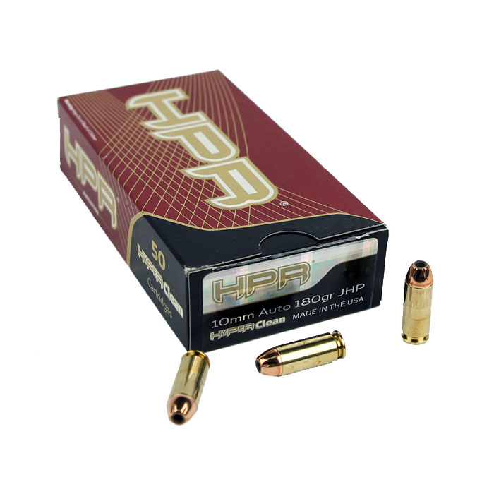 HPR 10mm Auto 180 GR. JHP - 50RD