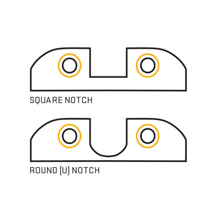 Sig Sauer X-RAY3 Night Sights, #6 Front, #6 Rear - Square Notch Sig Sauer X-RAY3 Night Sights, #6 Front, #6 Rear - Square Notch