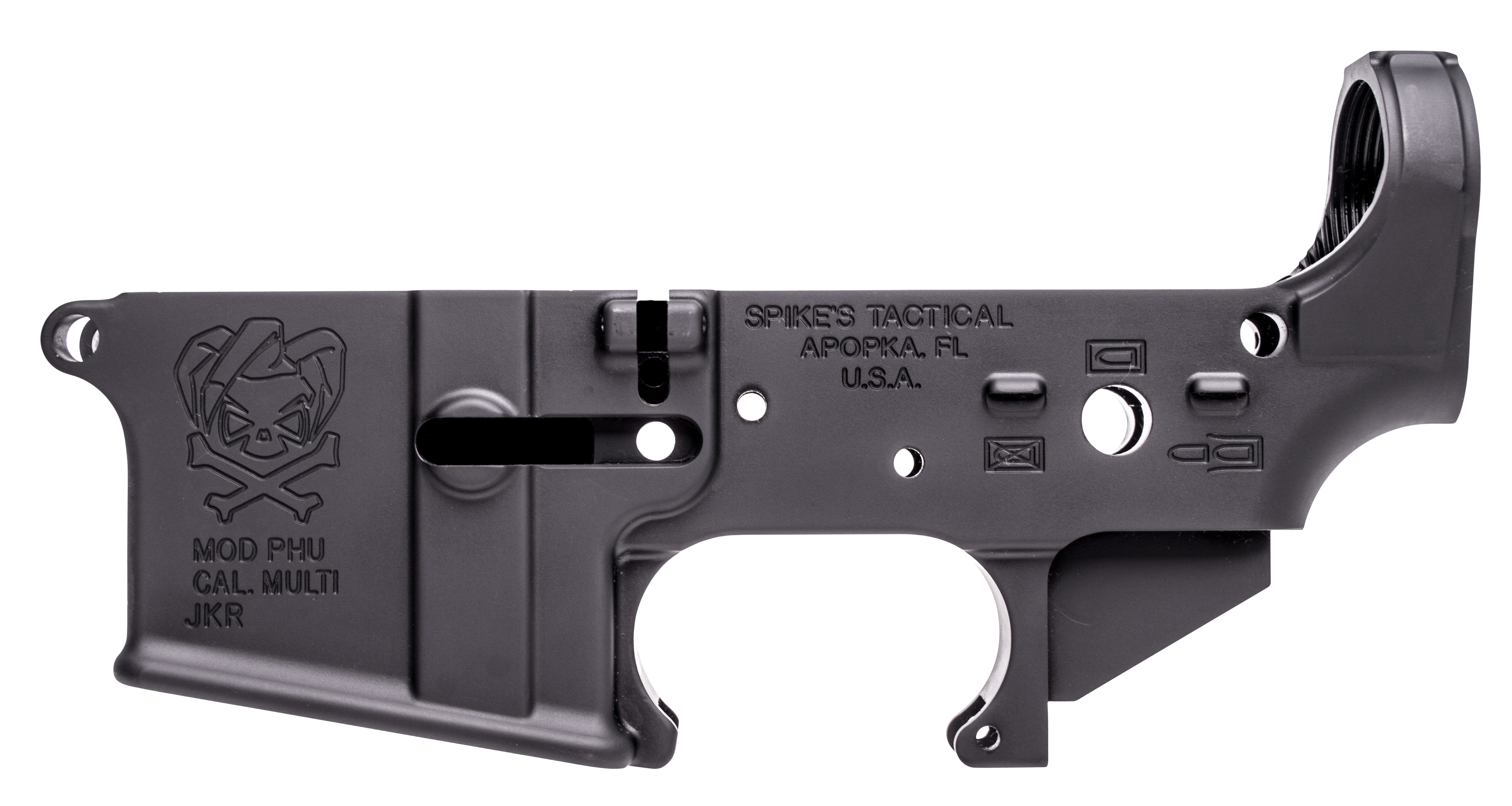 Spikes STLS024 PHU Joker Stripped Lower Receiver Multi-Caliber