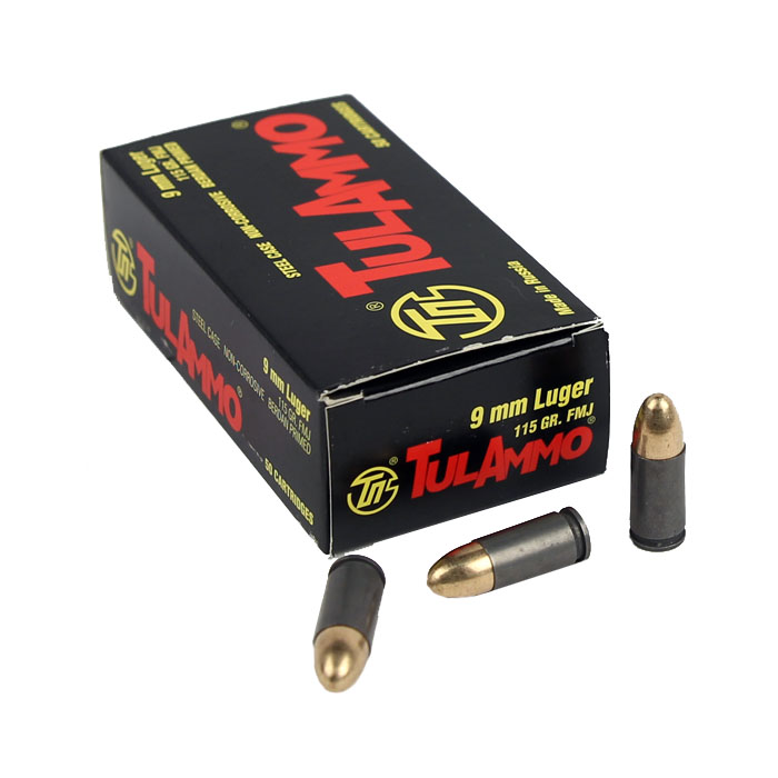 Tula 9mm Luger 115 GR. FMJ - 50RD