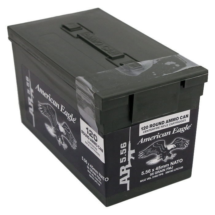Federal Lake City M193 5.56mm 55GR FMJ- 120RD Box