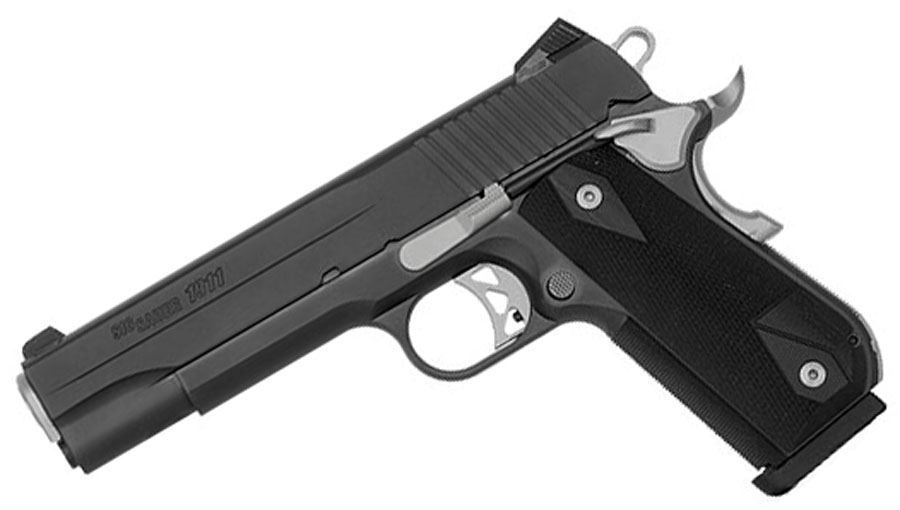 Sig Sauer 1911 Fastback Nightmare, Nitron .45ACP, Night Sights