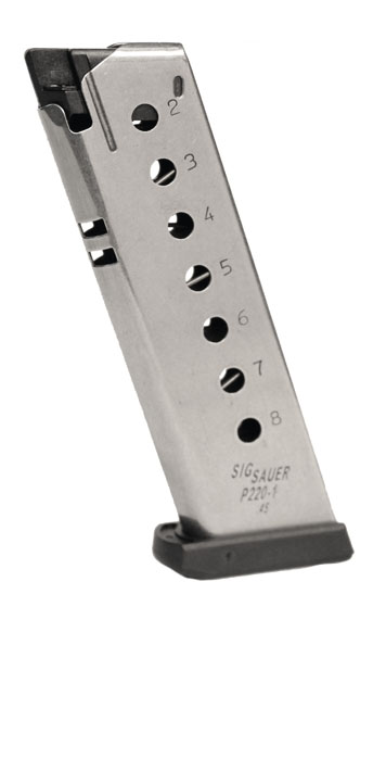 Sig Sauer P220 .45 ACP 8rd magazine - Stainless