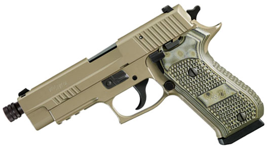 Sig Sauer P220R .45ACP, Scorpion, SigLite Night Sights, DA/SA, SRT - THREADED BARREL