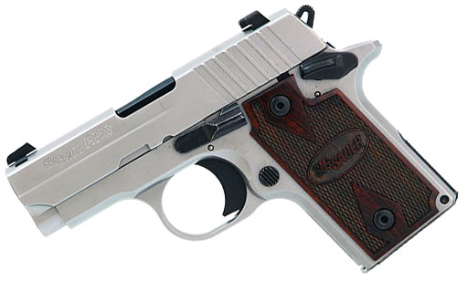Sig Sauer P238 HDW .380ACP, SS, Wood Grips, Night Sights, SAO