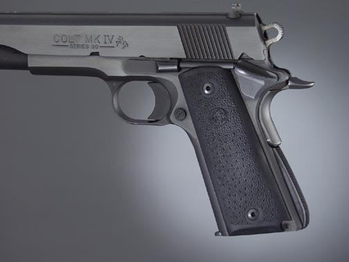 Hogue Rubber Palm Swell Grips 1911 GOVT