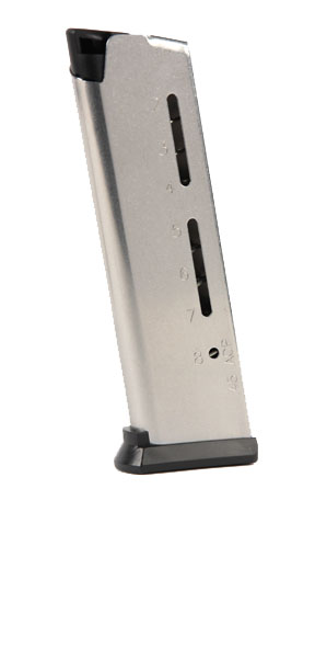 Wilson Combat #500 ETM 1911 Govt .45 ACP 8rd magazine - Stainless