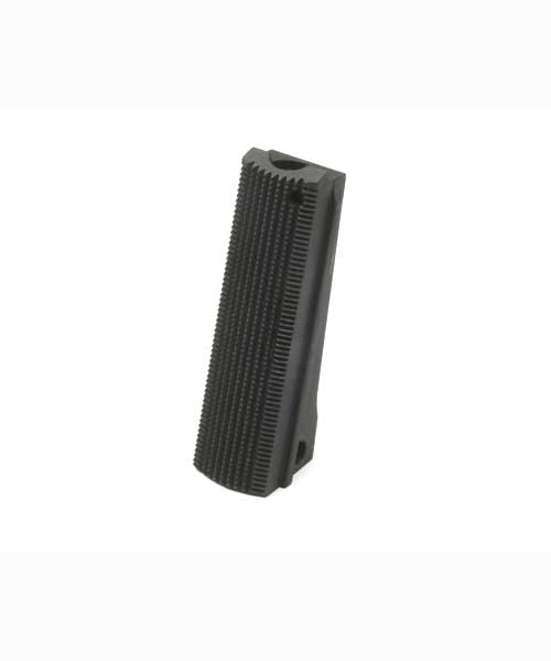 Wilson Combat Checkered Mainspring Housing, Govt/Comm, Flat - BLUE