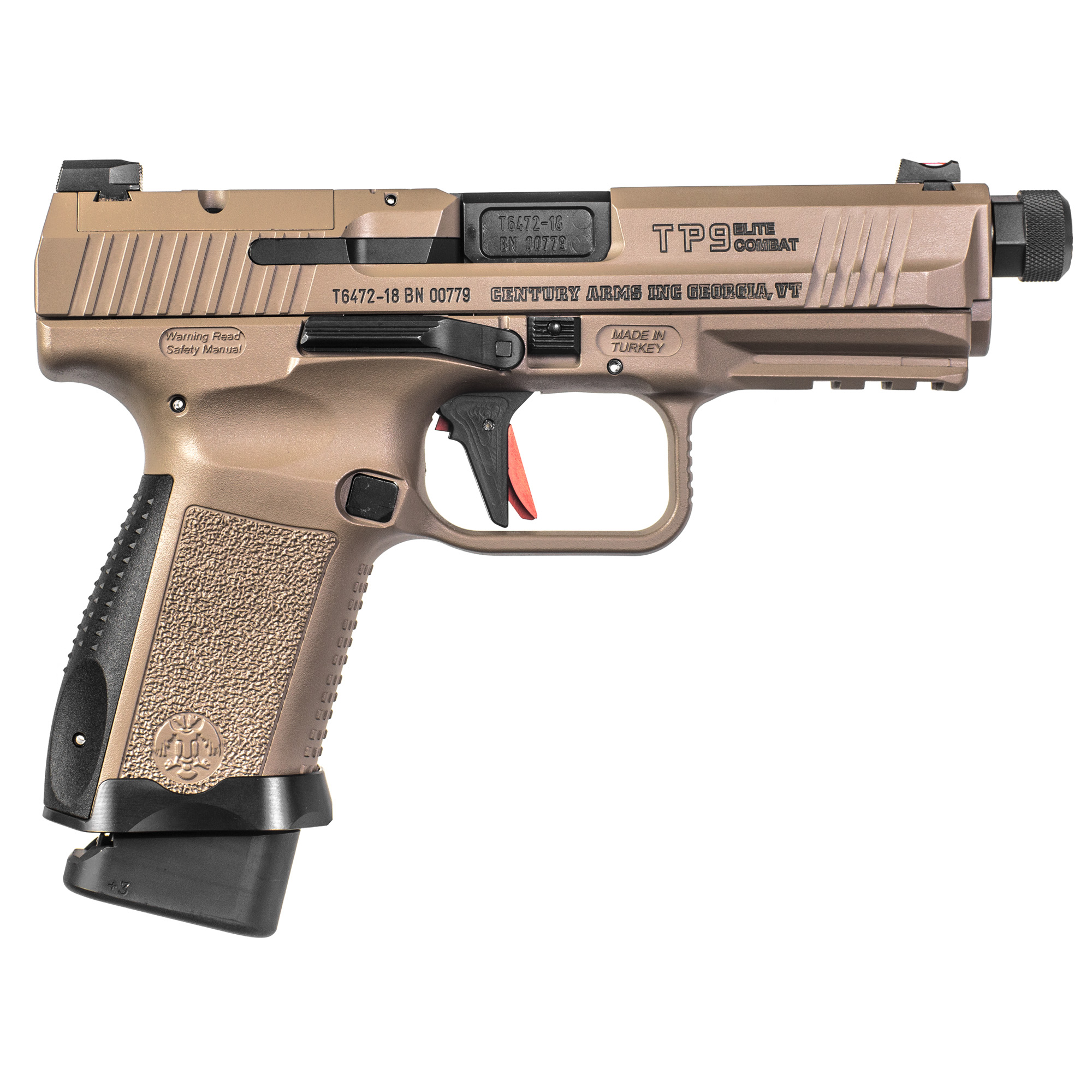 Canik TP9 Elite Combat - Desert Tan - 9mm Canik TP9 Elite Combat - Desert Tan - 9mm