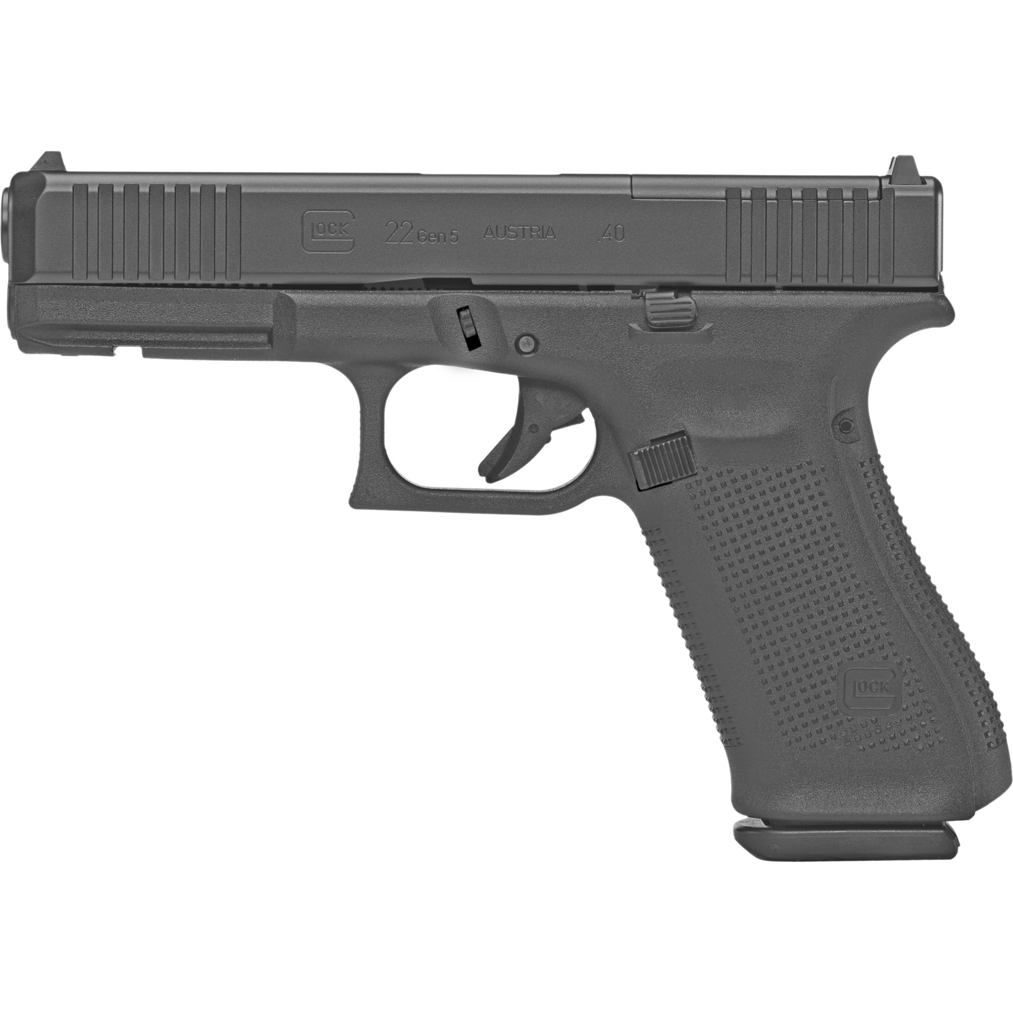 Glock 22 GEN 5 MOS .40SW Front Serrations - Black