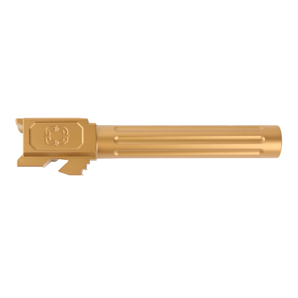 Shadow Systems Unthreaded Fluted Glock 17 Barrel - Bronze