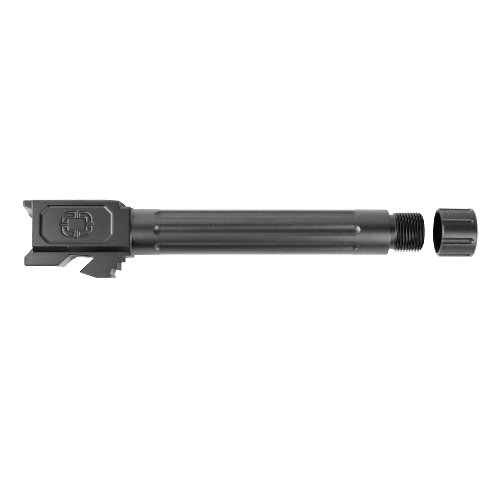 Shadow Systems Threaded Fluted Glock 17 Barrel - Black Shadow Systems Threaded Fluted Glock 17 Barrel - Black