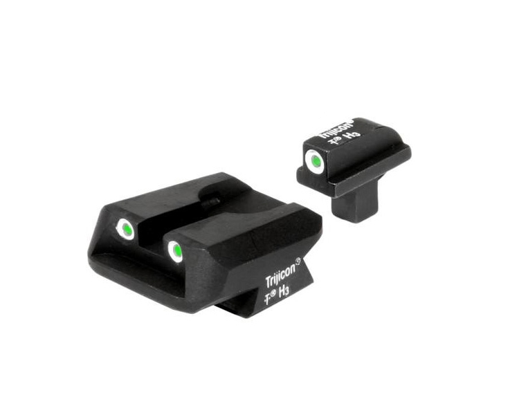 Trijicon Night Sight Set - COLT 3 DOT w/NOVAK REAR, WIDE .125 TANG