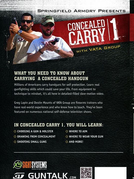 GunTalk - Concealed Carry 1 - DVD