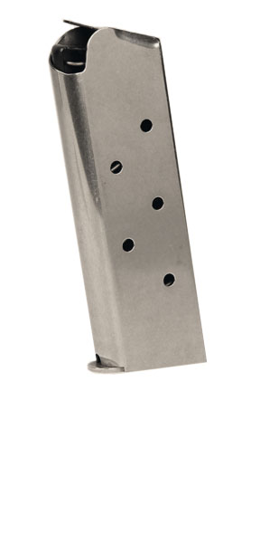 Check-Mate .45ACP, 6RD Compact, SS, Hybrid - Officer's Size 1911 Magazine