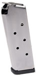 Check-Mate .45ACP, 6RD Compact, SS, Removable Base - Officer's Size 1911 Magazine