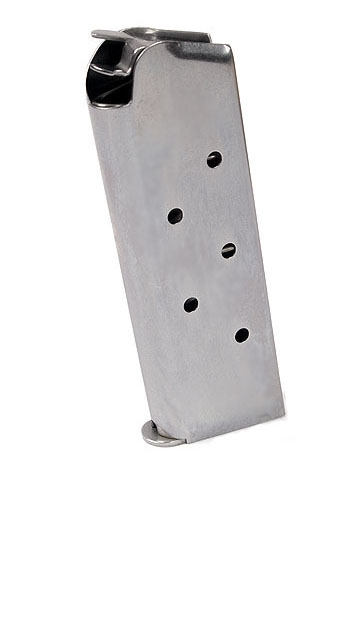 Check-Mate .45ACP, 6RD Compact, SS - Officer's Size 1911 Magazine