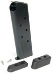 Check-Mate .45ACP, 7RD, Blue, Hybrid, Bumper Pads - Full Size 1911 Magazine