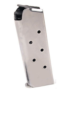 Check-Mate .45ACP, 7RD Compact, SS, Hybrid - Officer's Size 1911 Magazine