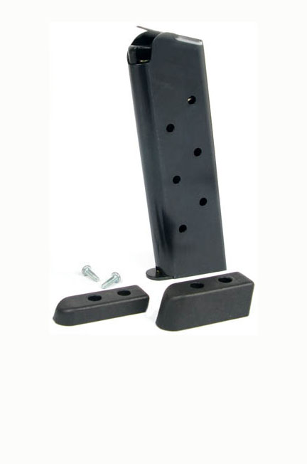 Check-Mate .45ACP, 8RD, Blue, Bumper Pads - Full Size 1911 Magazine