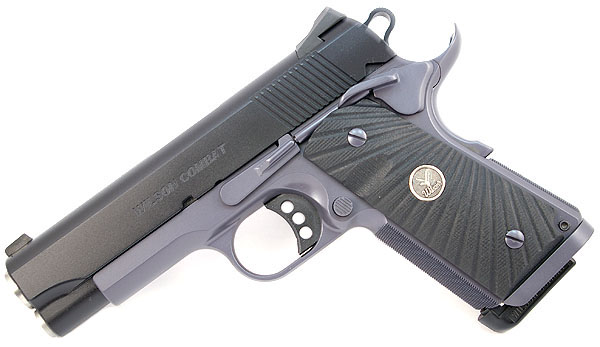 Wilson Combat CQB Compact .45ACP, Ambi Safety, G-10 Grips, Speed Chute, Black/Grey Armor-Tuff