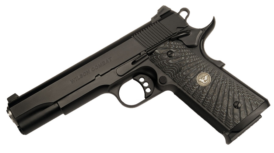 Wilson Combat CQB Elite, Ambi Safety, G10 Grips, No Front Cocking Serrations, Black