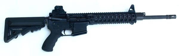 LMT CQB MRP Defender Piston Rifle, SOPMOD Stock, 5.56 , 16 in.