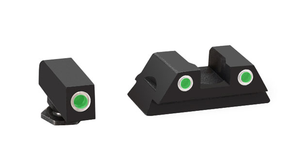 Ameriglo Classic Night Sight Set - Glock 42 Green/Green