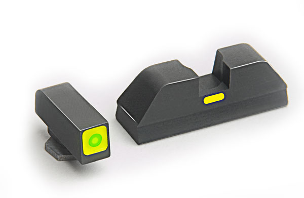 Ameriglo Tritium Night Sight Set - CAP - Glock 10mm, .45, .357 - Green/Green