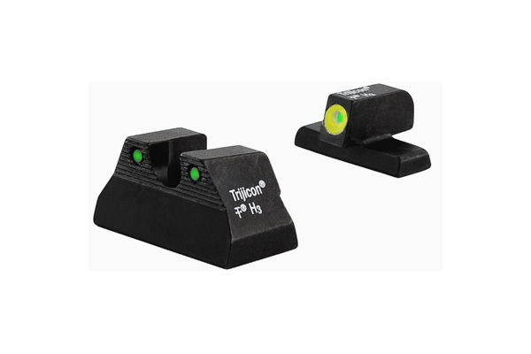 Trijicon HD Night Sight Set - HK USP - YELLOW OUTLINE FRONT