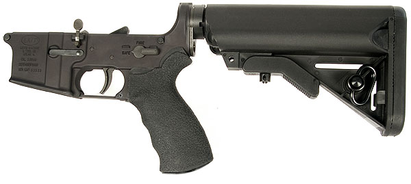 LMT Defender Complete Lower Receiver with SOPMOD Stock, Two Stage Trigger and Ambi Selector